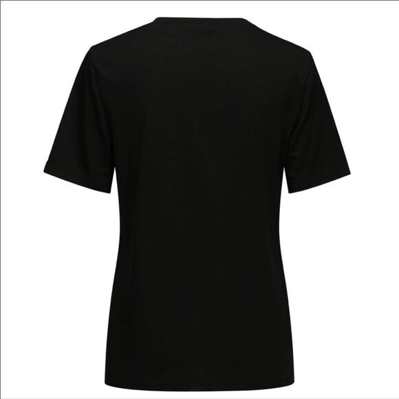 Black Short Sleeve Celestial Cosmic Graphic T-Shirt - NEW - Picture 2 of 4